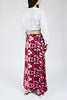 Wild Dog Wrap Skirt in Metallic Pink